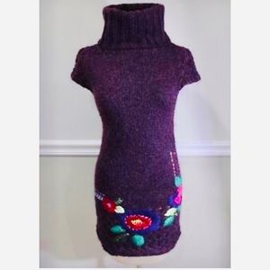 Desigual sweater dress, size S